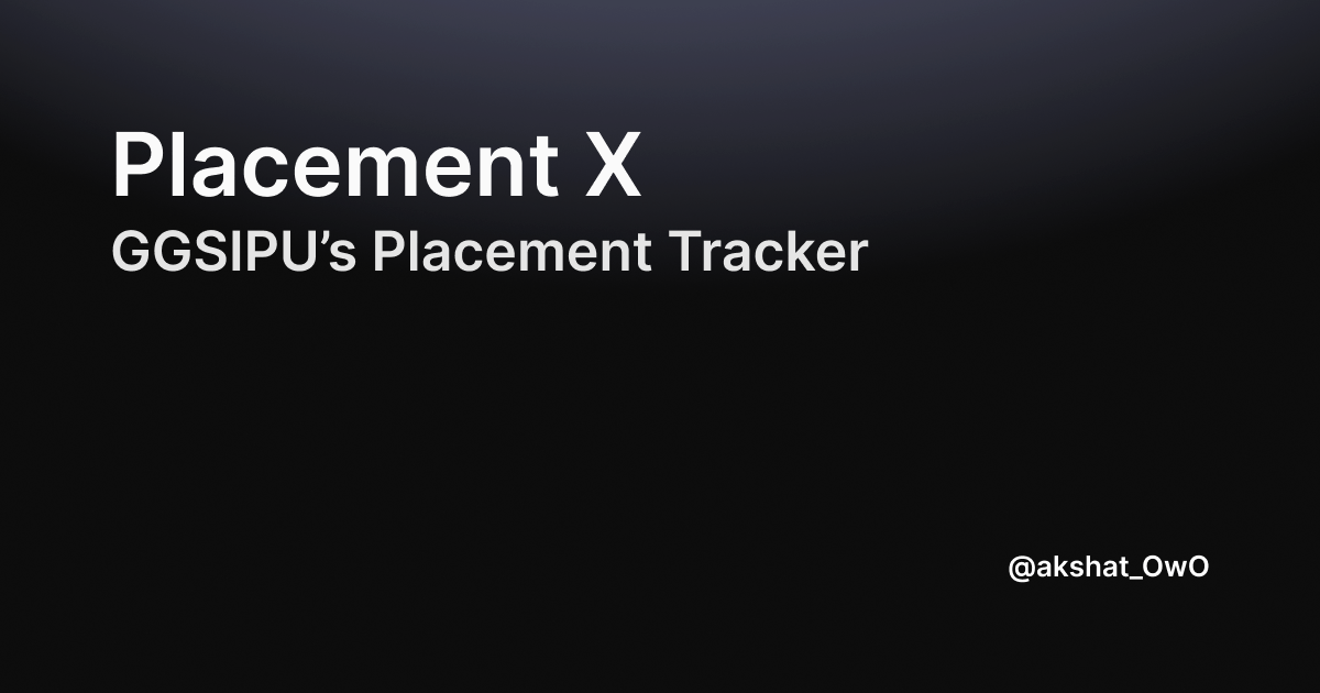 PlacementX